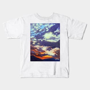 'Mountain Sunset' Kids T-Shirt